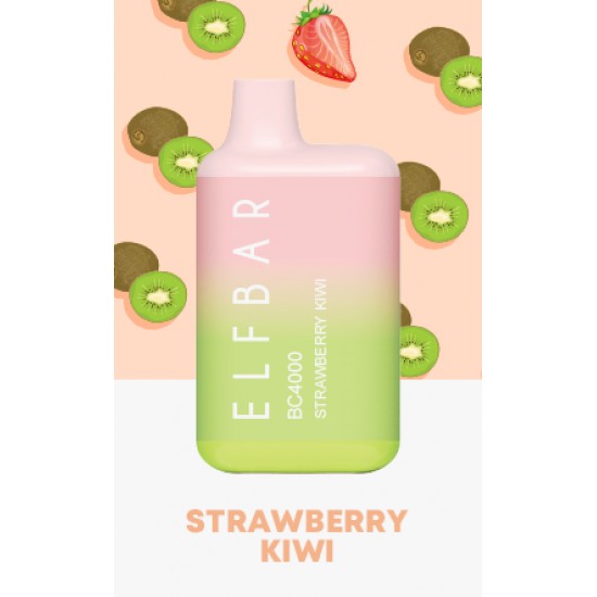 Elfbar 4000 Strawberry kiwi  en uygun fiyatlar ile elektroniksigarafiyatlari.comde! Elfbar 4000 Strawberry kiwi özellikleri, fiyatı, incelemesi, yorumları ve taksit seçenekleri için hemen tıklayın!