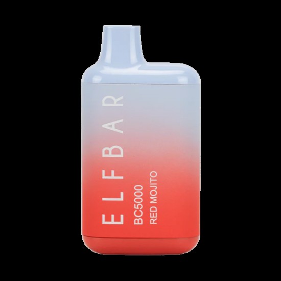 Elfbar 5000 Red Mojito  en uygun fiyatlar ile elektroniksigarafiyatlari.comde! Elfbar 5000 Red Mojito özellikleri, fiyatı, incelemesi, yorumları ve taksit seçenekleri için hemen tıklayın!