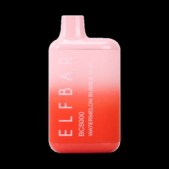 Elfbar 5000 Watermelon Bubblegum  en uygun fiyatlar ile elektroniksigarafiyatlari.comde! Elfbar 5000 Watermelon Bubblegum özellikleri, fiyatı, incelemesi, yorumları ve taksit seçenekleri için hemen tıklayın!