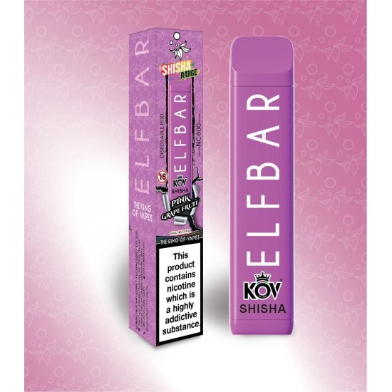 Elfbar Sisha NC600 Pink Grape Fruit  en uygun fiyatlar ile elektroniksigarafiyatlari.comde! Elfbar Sisha NC600 Pink Grape Fruit özellikleri, fiyatı, incelemesi, yorumları ve taksit seçenekleri için hemen tıklayın!