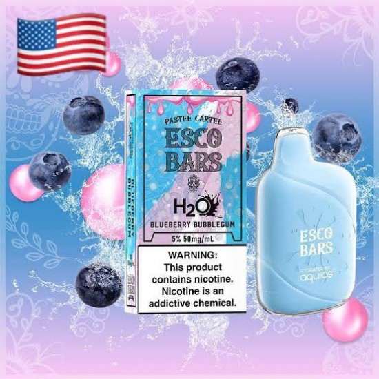 Esco bars 6000 Blueberry Bubblegum  en uygun fiyatlar ile elektroniksigarafiyatlari.comde! Esco bars 6000 Blueberry Bubblegum özellikleri, fiyatı, incelemesi, yorumları ve taksit seçenekleri için hemen tıklayın!