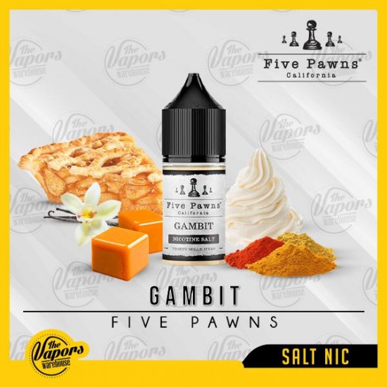 Five Pawns Gambit Salt Likit  en uygun fiyatlar ile elektroniksigarafiyatlari.comde! Five Pawns Gambit Salt Likit özellikleri, fiyatı, incelemesi, yorumları ve taksit seçenekleri için hemen tıklayın!
