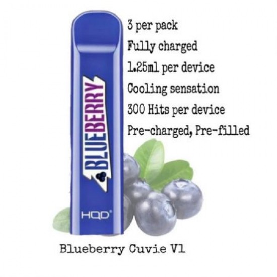 HQD Cuvie 300 Blueberry  en uygun fiyatlar ile elektroniksigarafiyatlari.comde! HQD Cuvie 300 Blueberry özellikleri, fiyatı, incelemesi, yorumları ve taksit seçenekleri için hemen tıklayın!