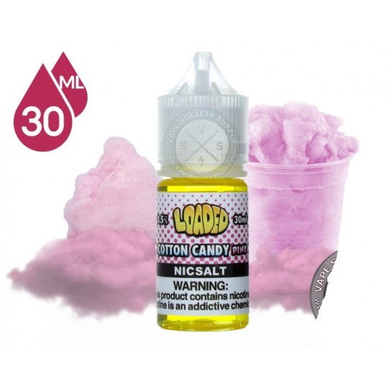 Loaded Cotton Candy Pink 30ML Salt Likit  en uygun fiyatlar ile elektroniksigarafiyatlari.comde! Loaded Cotton Candy Pink 30ML Salt Likit özellikleri, fiyatı, incelemesi, yorumları ve taksit seçenekleri için hemen tıklayın!