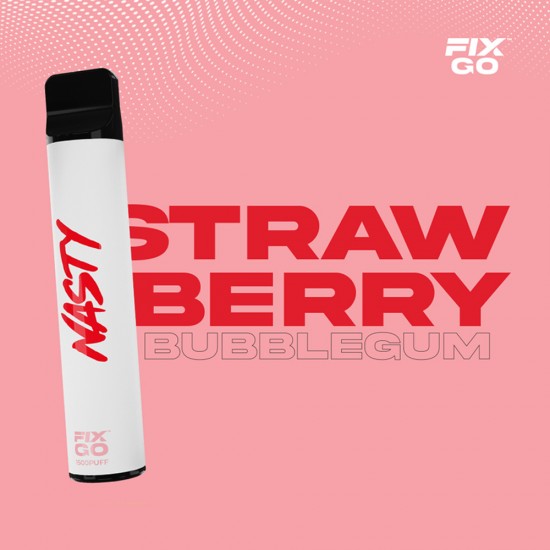 Nasty Fix Go 1500 Strawberry Bubblegum