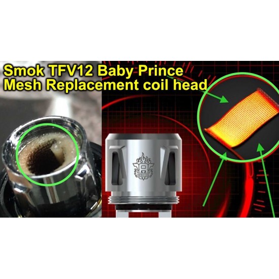 SMOK Mesh Coil - TFV12 Baby Prince/TFV8 Baby  en uygun fiyatlar ile elektroniksigarafiyatlari.comde! SMOK Mesh Coil - TFV12 Baby Prince/TFV8 Baby özellikleri, fiyatı, incelemesi, yorumları ve taksit seçenekleri için hemen tıklayın!
