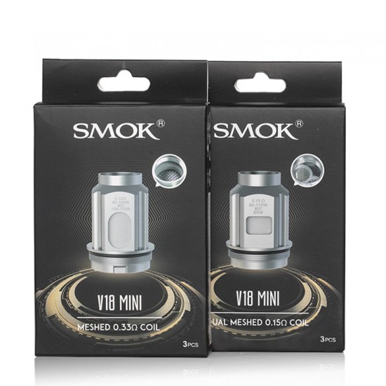 Smok Tfv18 Mini Coil (3 Lü Paket)  en uygun fiyatlar ile elektroniksigarafiyatlari.comde! Smok Tfv18 Mini Coil (3 Lü Paket) özellikleri, fiyatı, incelemesi, yorumları ve taksit seçenekleri için hemen tıklayın!