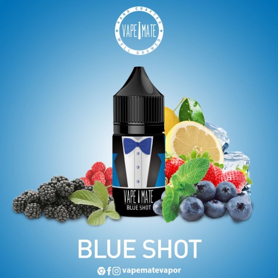 Vape Mate Blue Shot 30 ML Salt Likit  en uygun fiyatlar ile elektroniksigarafiyatlari.comde! Vape Mate Blue Shot 30 ML Salt Likit özellikleri, fiyatı, incelemesi, yorumları ve taksit seçenekleri için hemen tıklayın!