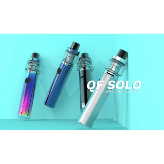 Vaporesso QF Solo Starter Kit 3000mAh  en uygun fiyatlar ile elektroniksigarafiyatlari.comde! Vaporesso QF Solo Starter Kit 3000mAh özellikleri, fiyatı, incelemesi, yorumları ve taksit seçenekleri için hemen tıklayın!